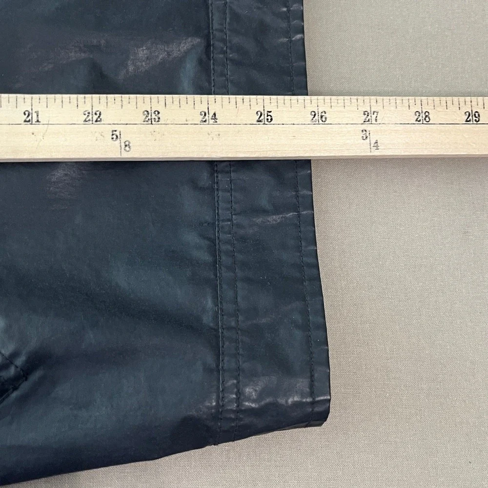 Vintage American Eagle Rain Jacket Mens L Blue Waterproof Full‎ Zip Outdoor Y2K